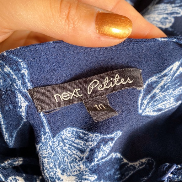 π NEXT DARK BLUE WHITE FLORAL JUMPSUIT! - Picture 7 of 14